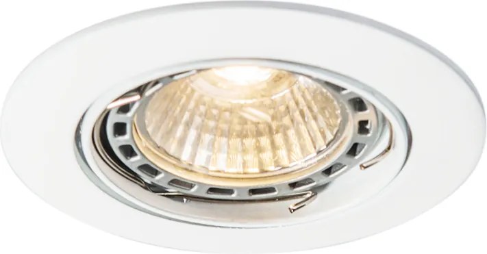 Smart inbouwspot wit kantelbaar incl. Wifi GU10 - Edu