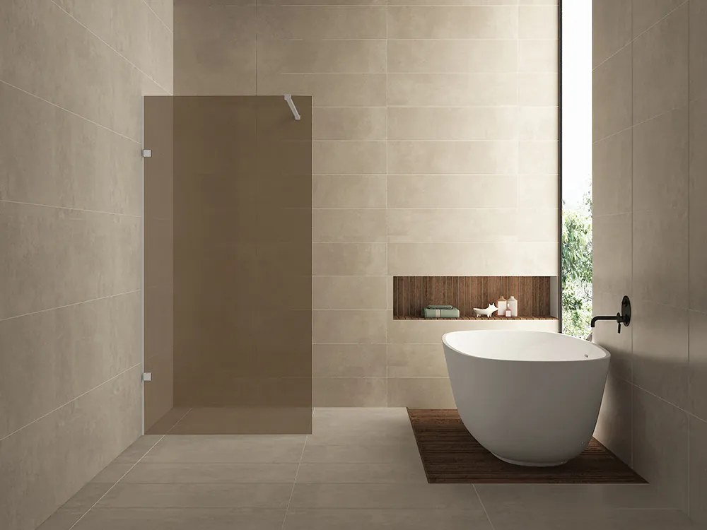 Mueller Lest glasplaat 120cm bronsglas
