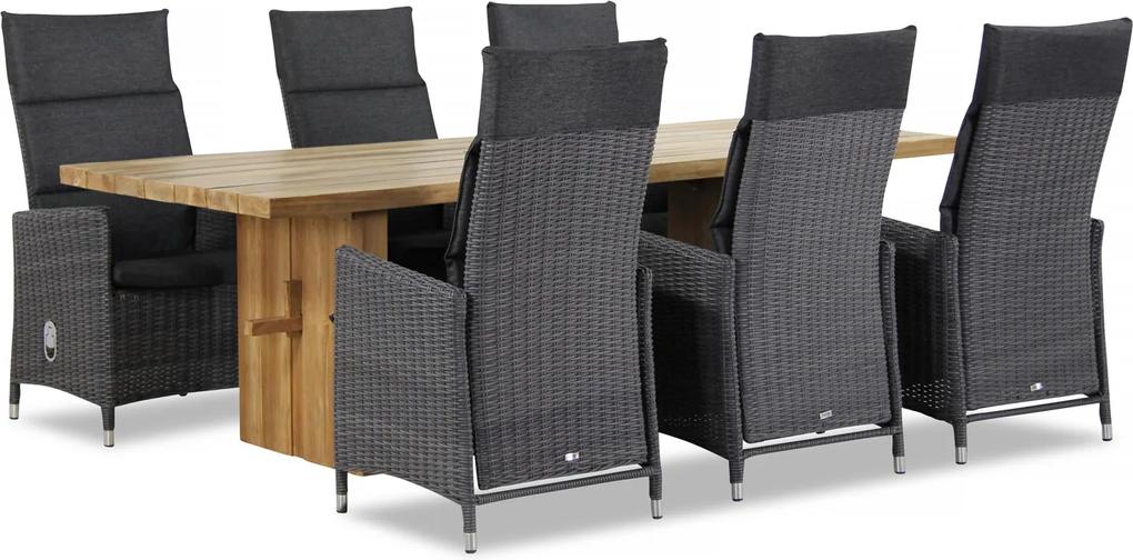 Garden Collections Madera/Stockhorn 240 cm dining tuinset 7-delig
