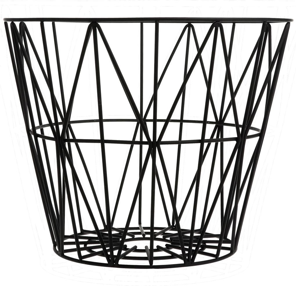 Ferm Living Wire Basket opbergmand zwart large