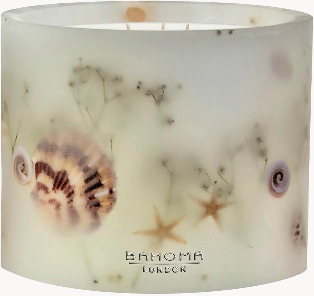 Handgemaakte 3-lonts geurka Kaars Botanica (zand & zee)