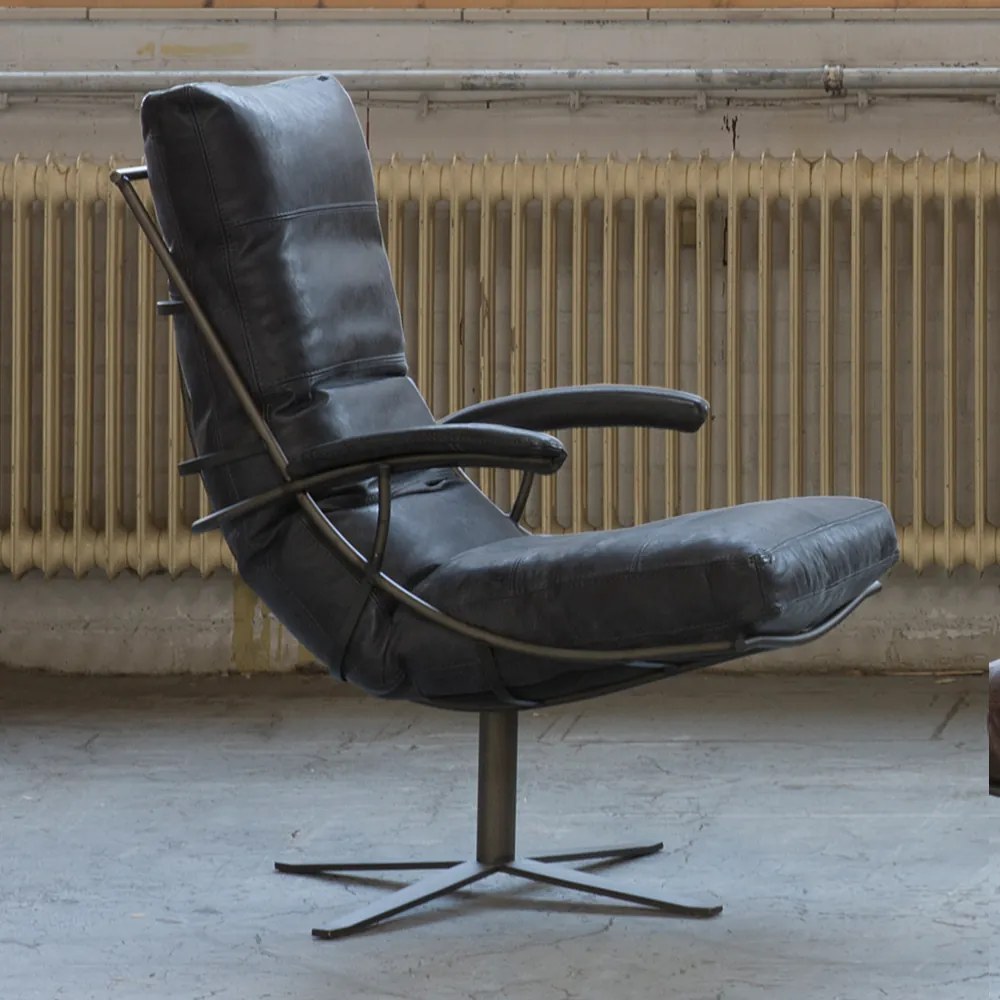 Het Anker Tiberius Fauteuil Industrieel Met Arm Samenstellen