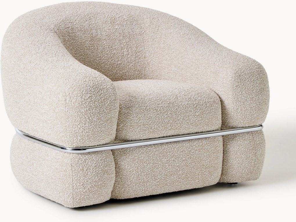 Bouclé fauteuil Wilma