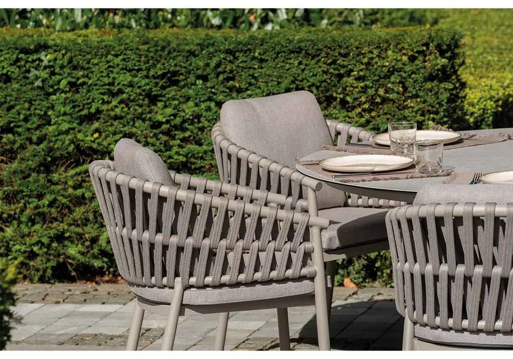 Taste by 4 Seasons Catalana tuinset 7-delig - Donato tuintafel Ø160x75 cm