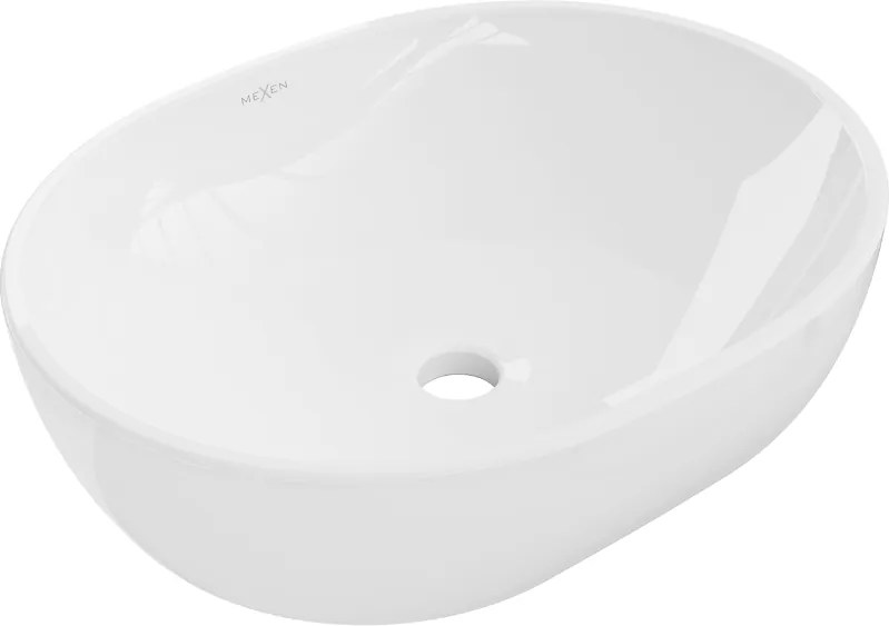 Mexen Viki opzetwastafel 48 x 35 cm, wit - 21054800