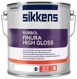 Sikkens Rubbol Finura High Gloss - Wit - 2,5 l