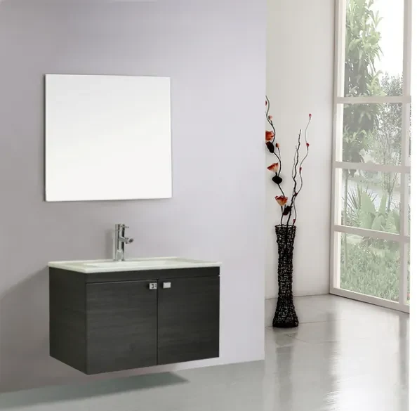 Sanicare Q5 badkamermeubel 2 deurs 80 cm schots-eiken