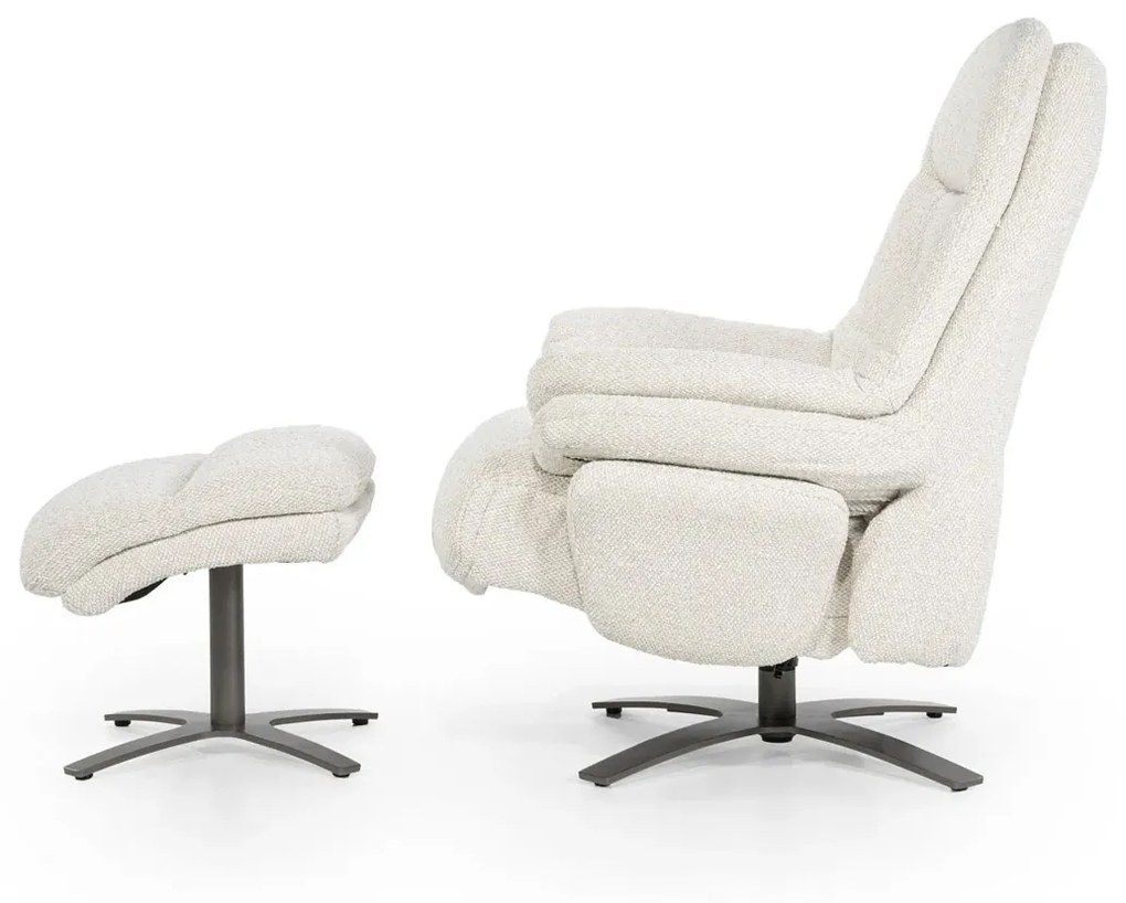 Eleonora Caleb Verstelbare Relax Fauteuil Beige