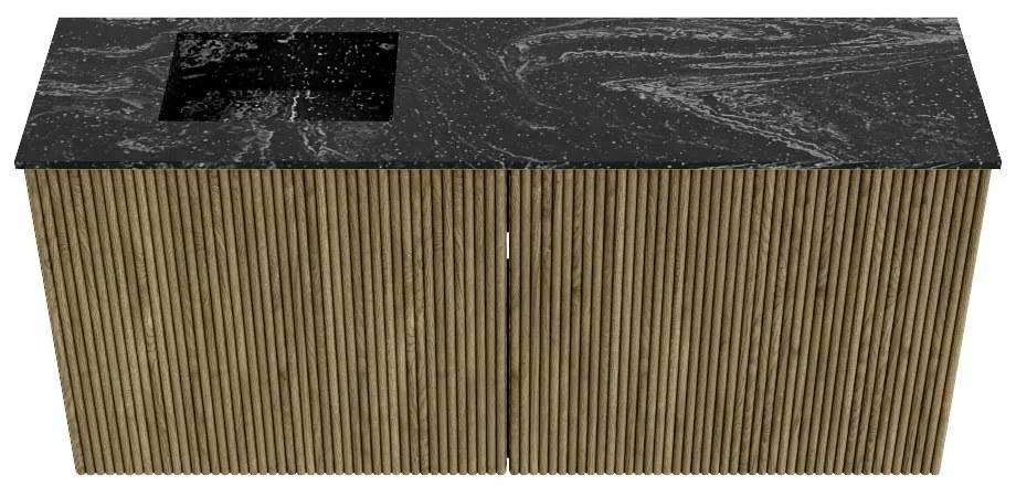 Mondiaz Joya DLux 90cm toiletmeubel dusk met wastafel faye links zonder kraangat lava