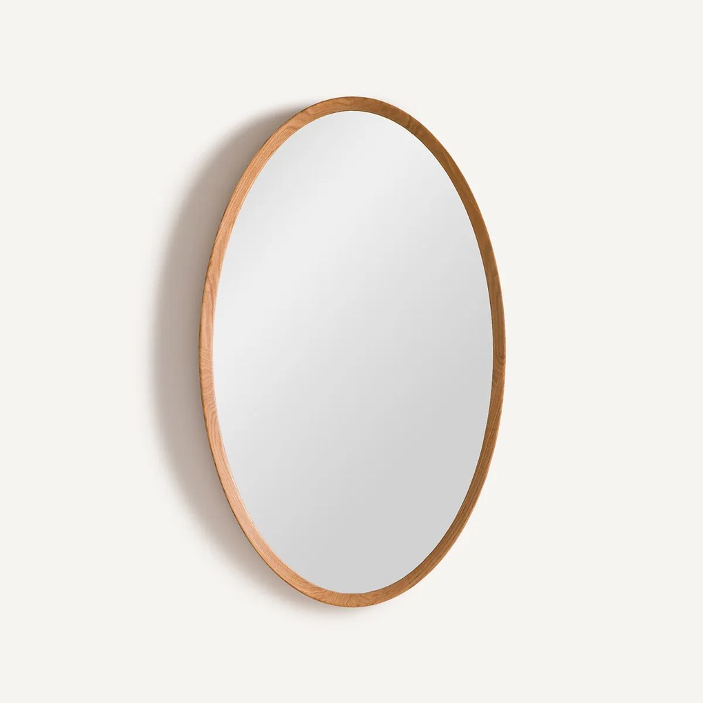 Massief eiken ovale spiegel, Orion
