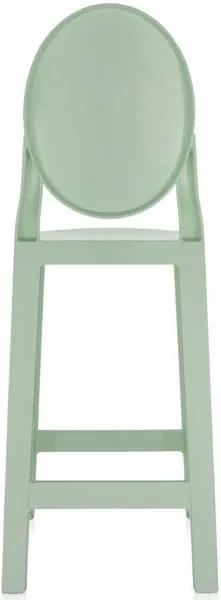 Kartell One More One More Please rond low groen barkruk