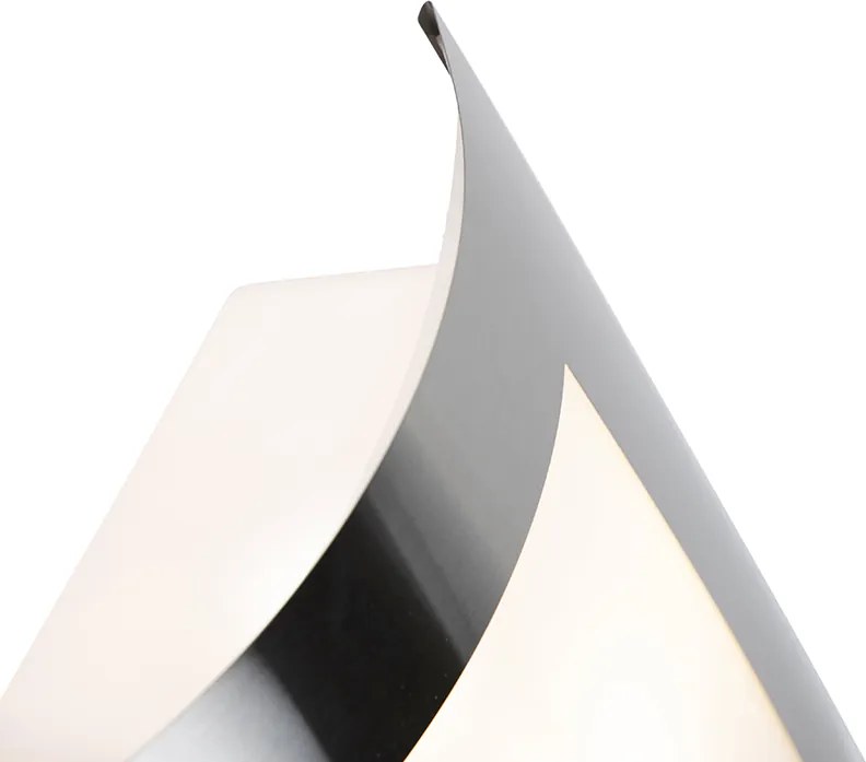 Buiten wandlamp staal IP44 schemersensor - Emmerald