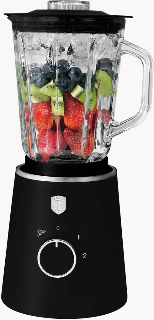 Tafelmixer Matte Black met glazen kan