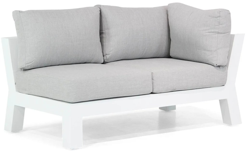 Hoek loungeset  Aluminium Wit 5 personen  Santika Yovita