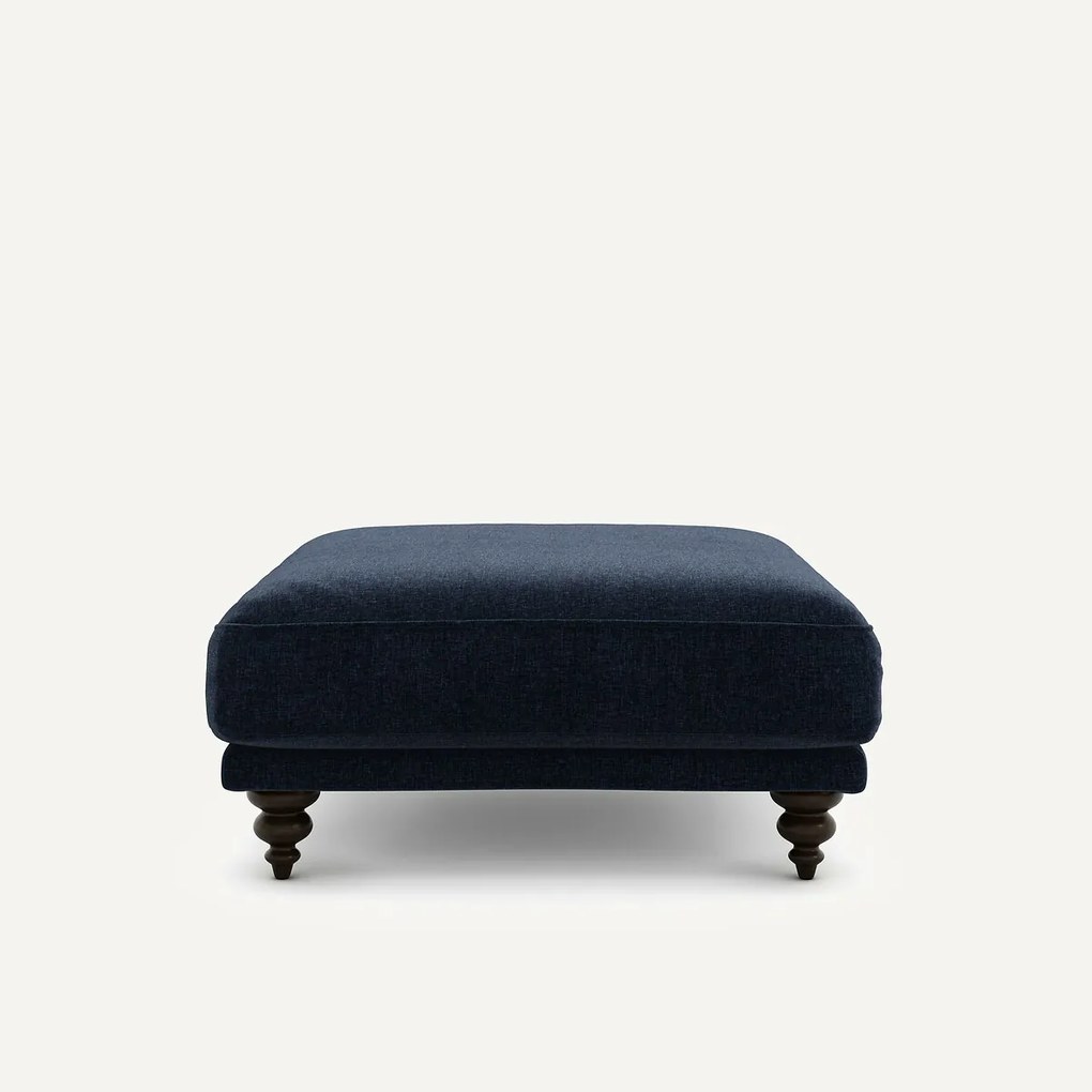 Voetenbank van fluweel chenille, Lazare