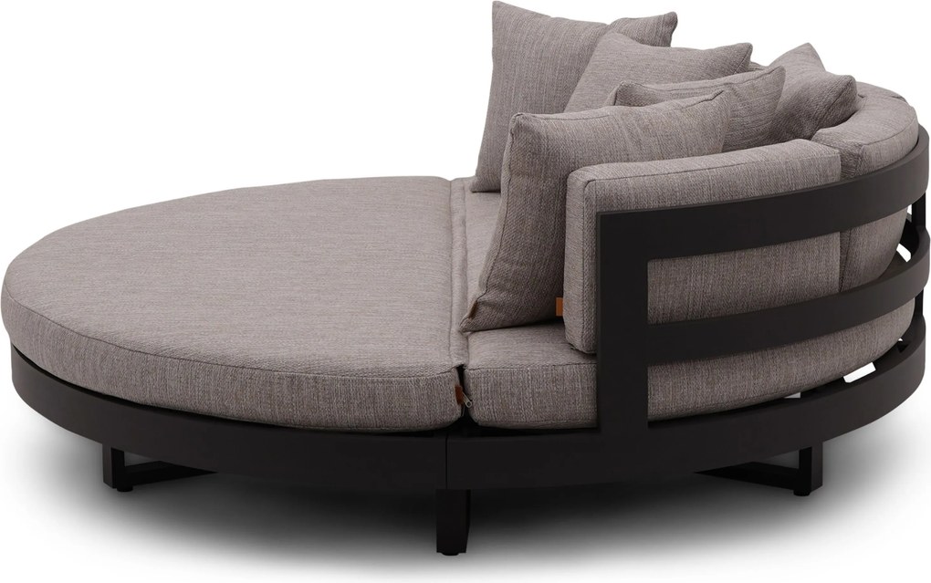 Santika Furniture Santika Lakeview Daybed Antraciet Aluminium Taupe