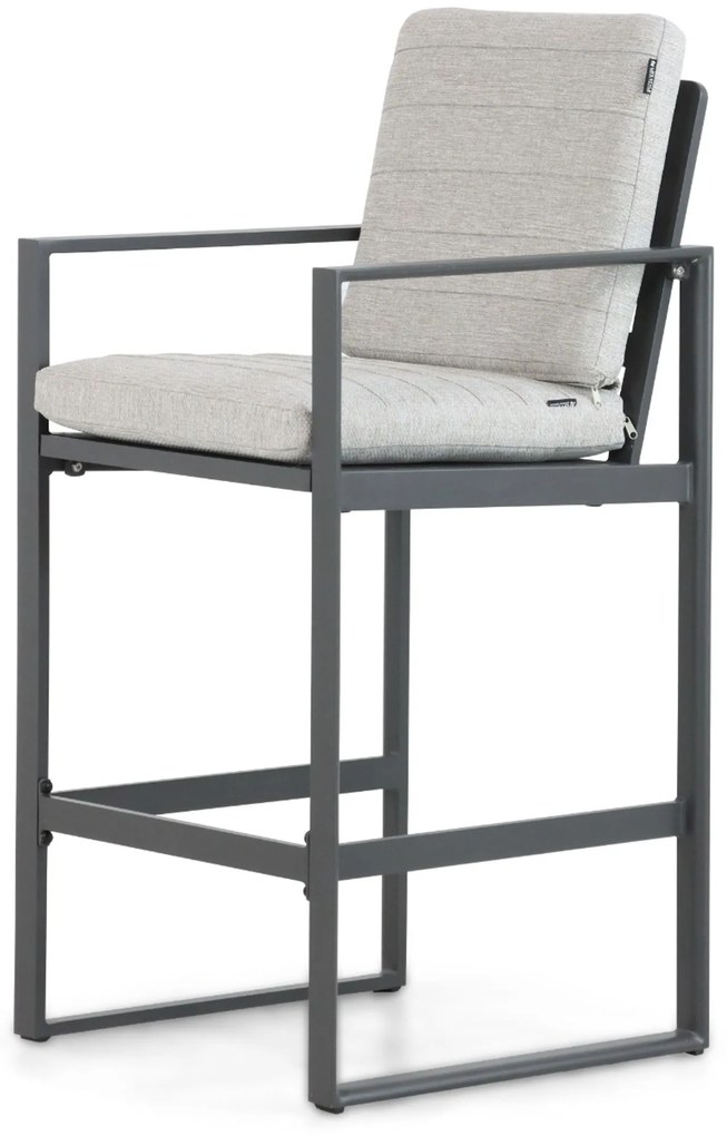 Barstoel Aluminium Grijs-antraciet Lifestyle Garden Furniture Nuno