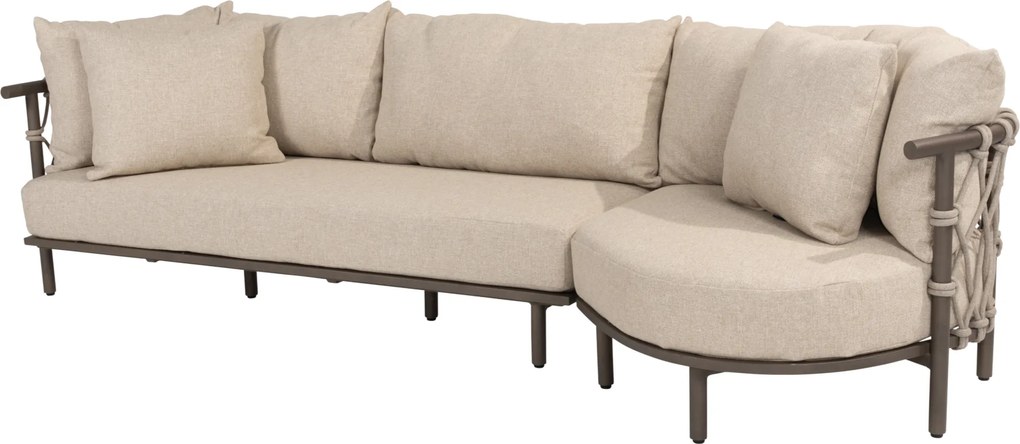 Ezra chaise lounge bank groot 2 delig terre 4 Seasons Outdoor