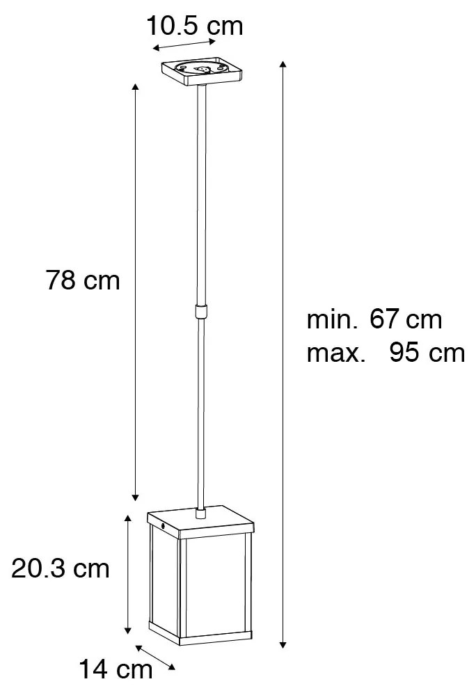 Industriële buiten hanglamp zwart IP44 - Charlois Industriele / Industrie / Industrial E27 IP44 Buitenverlichting