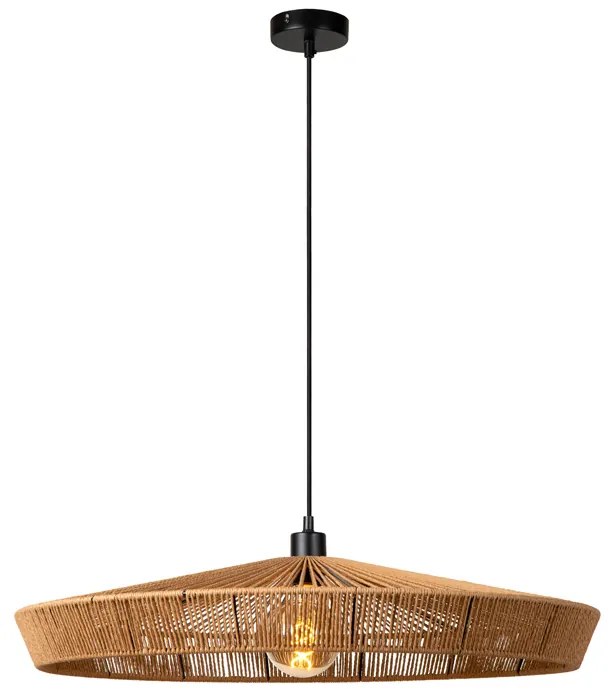 Lucide Yunkai hanglamp 70cm E27 rotan