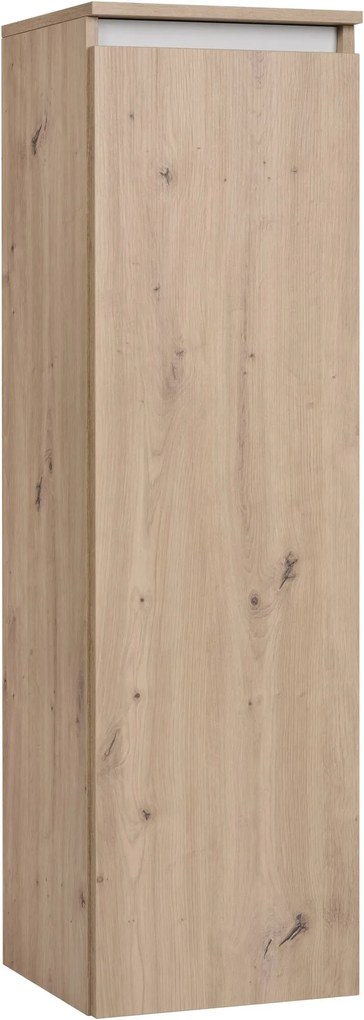 Saqu Gaia halfhoge kast rechts 35x34x120cm naturel eiken