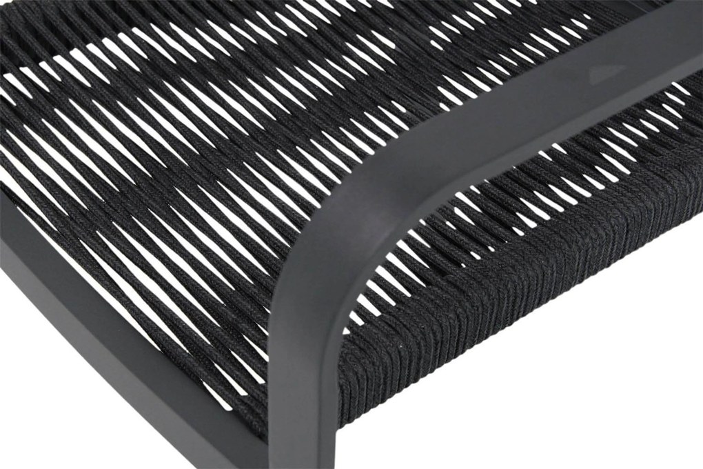 Tuinstoel stapelbaar Rope Grijs-antraciet Santika Annisa