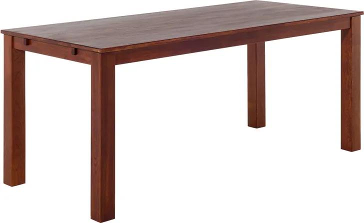 Eettafel hout donkere houtkleur 150 x 85 cm MAXIMA