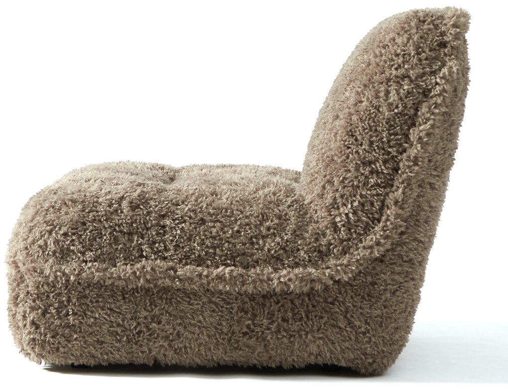 Teddy Fauteuil Zonder Armleuningen Bruin
