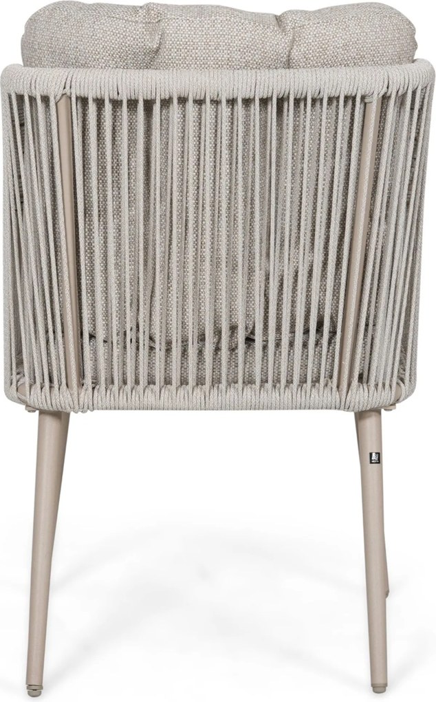 Tuinset Ronde Tuintafel 6 personen 150 cm Rope Zand/Beige  Lifestyle Garden Furniture Tivoli/Xento