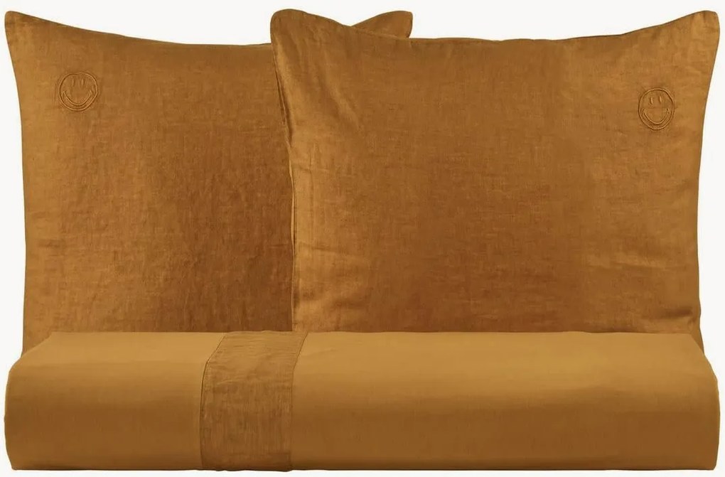 Katoenen beddengoedset Smiley Face