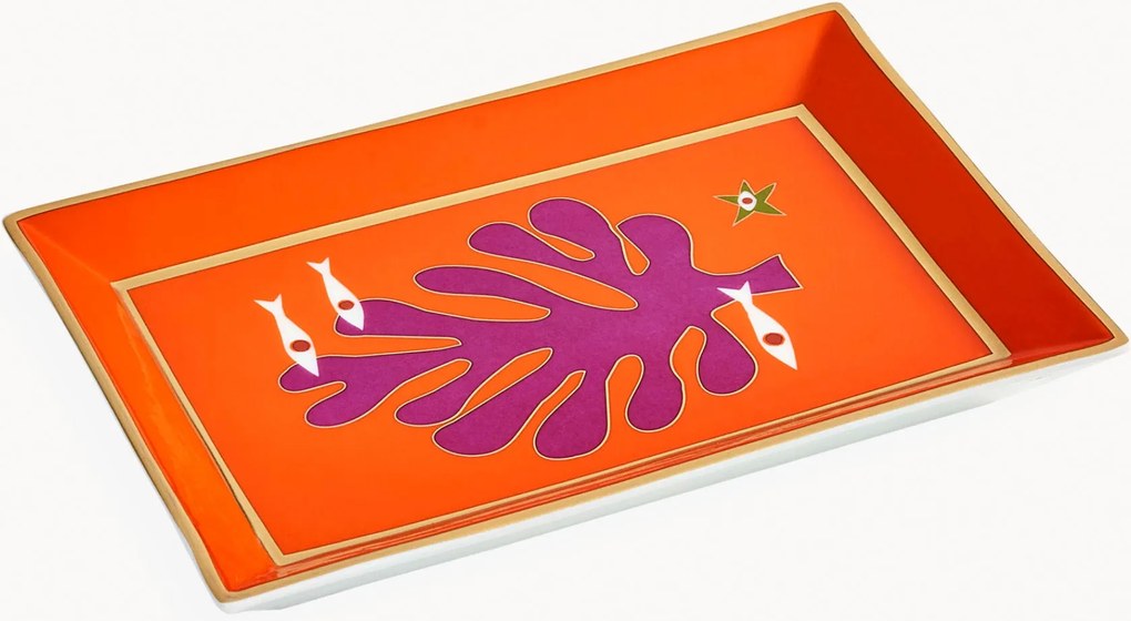 Porseleinen decoratief dienblad Playa