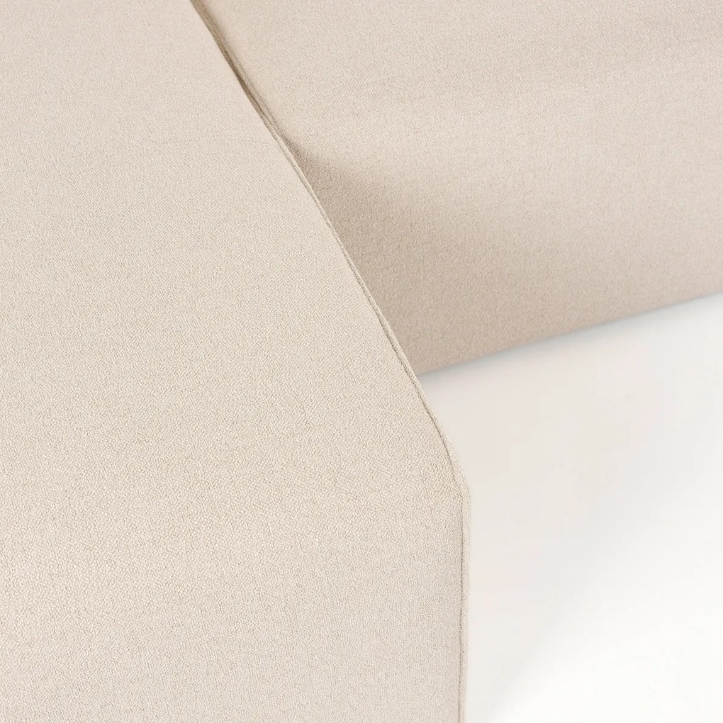 Zuiver Milka Sand Design Bank Met Chaise Longue Links Zandkleur