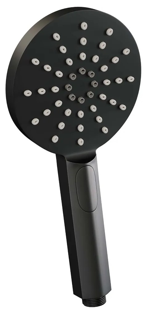 Brauer Black Edition complete inbouw regendouche met 3 standen handdouche, plafondarm en hoofddouche 20cm set 11 zwart mat