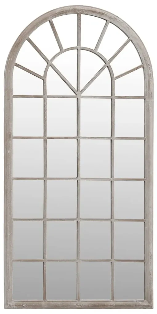 vidaXL Spiegel 90x45 cm ijzer zandkleurig