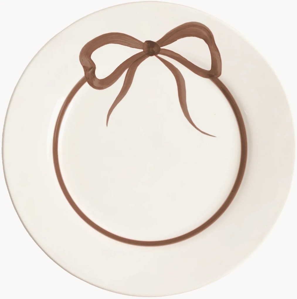 Handbeschilderd dinerbord Bow