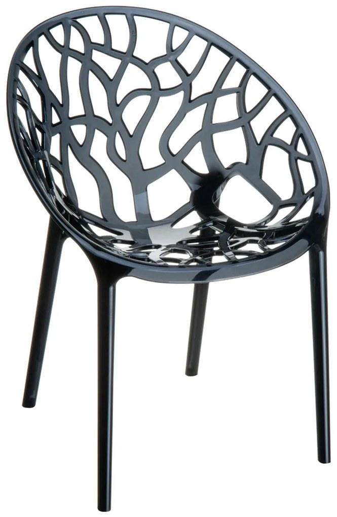 Garden Impressions Crystal tuinstoel - zwart