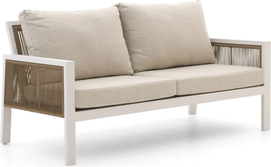 Loungebank Tuin Manifesto   | Aluminium | 2 personen | Tuinbank Wit | 168cm | Incl. kussens | Kees Smit Tuinmeubelen