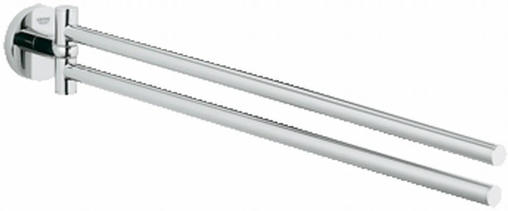 Grohe Essentials 2-lids handdoekhouder draaibaar 44.9 cm. Chroom