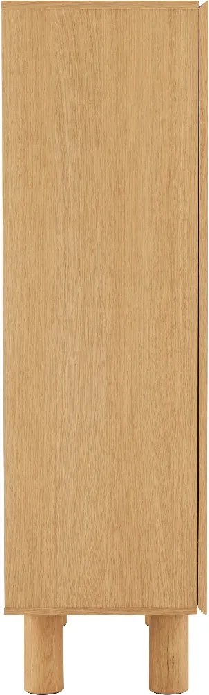 Eiken Wandkast Modern - 80x40x137cm.