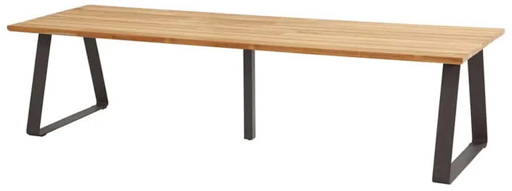 4 Seasons Outdoor Babilonia tuinset met Basso tafel 300 cm  Tuinset    houtkleur weerbestendig