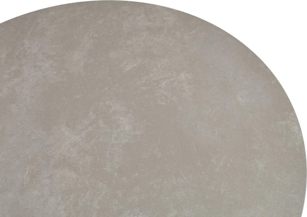 Tuintafel rond  90 cm  Grijs   Tivano in hoogte verstelbare