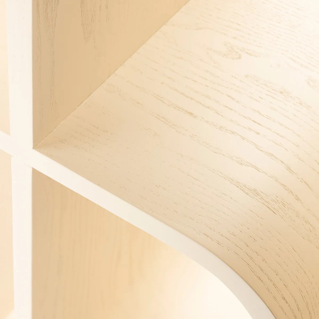 Zuiver Seven Open Kast Roomdivider Beige - 60x35x160cm.