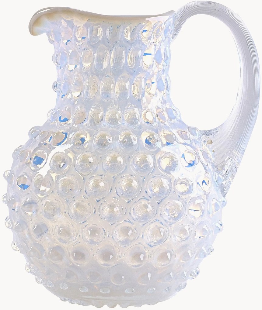 Mondgeblazen karaf Opaline Paris Hobnail