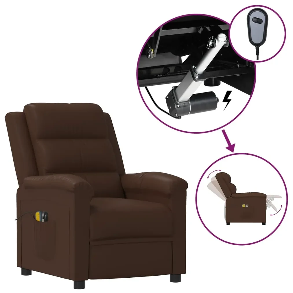 vidaXL Behandelingsstoel voor gezicht 185x78x76 cm kunstleer wit 110041 - Massage leunstoel | fnac België