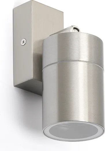 Buitenwandlamp staal IP44 draai- en kantelbaar - Solo