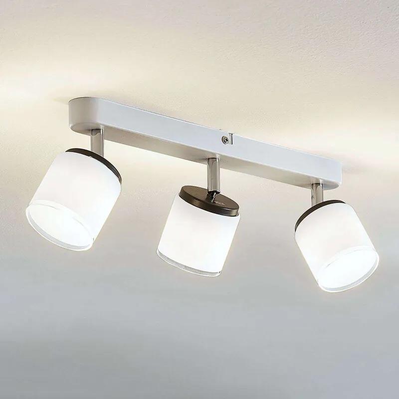 LED plafondspot Futura, 3-lamps, langwerpig