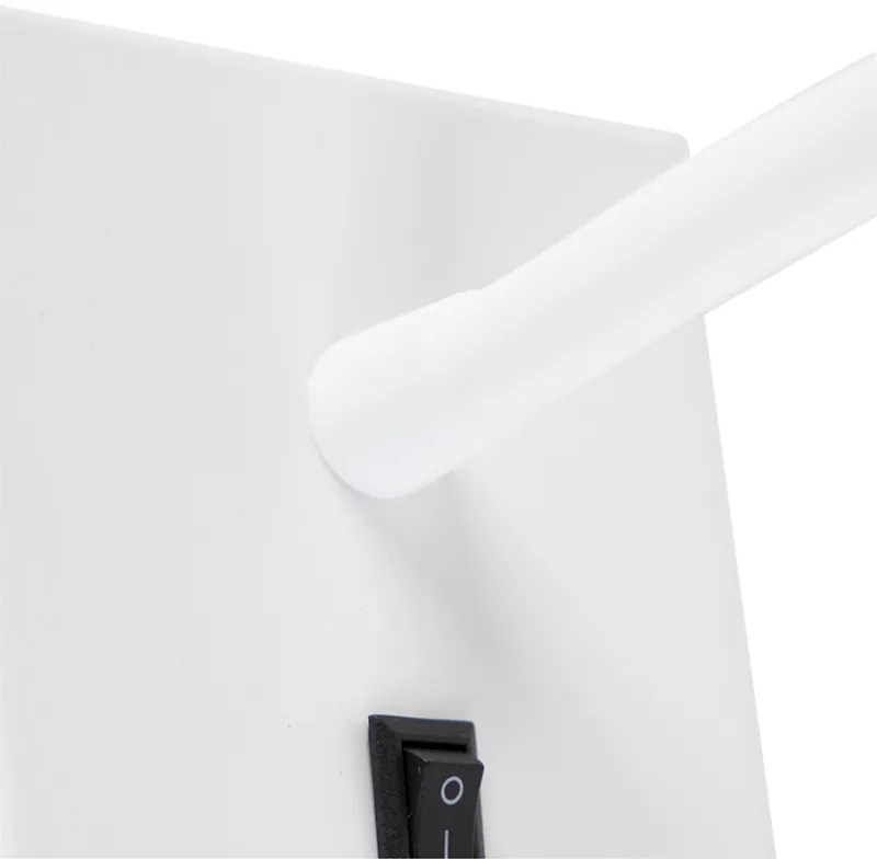 Moderne flexibele wandlamp wit LED - Flex