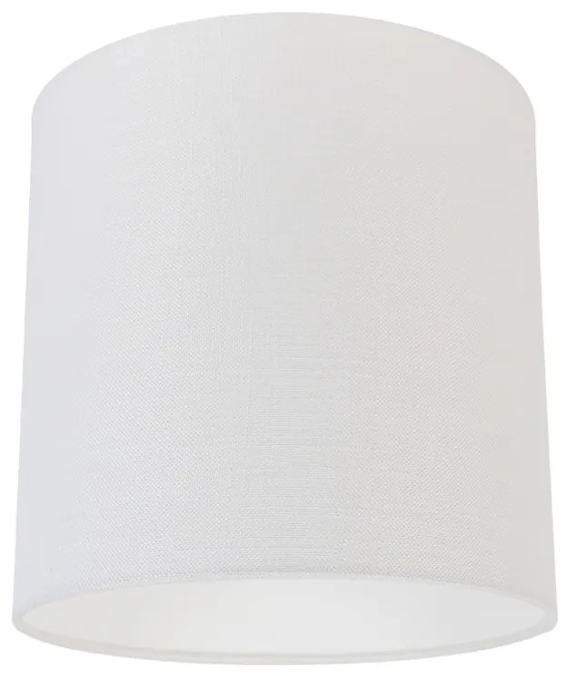 Stoffen lampenkap wit 25/25/25
