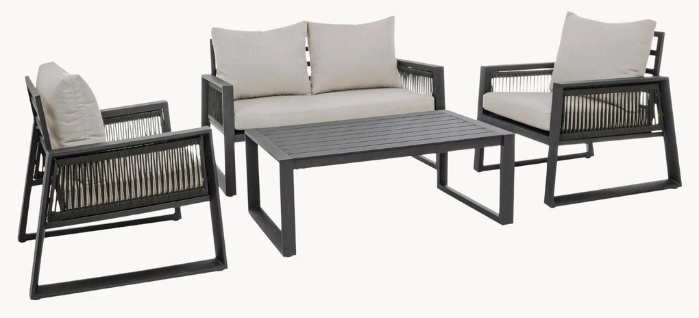 Tuin loungeset Captiva, 4-delig