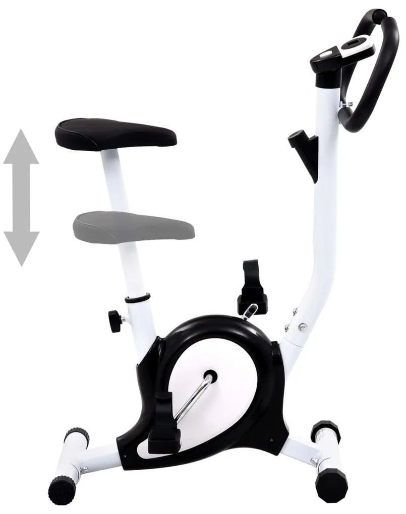 vidaXL Hometrainer met bandweerstand zwart